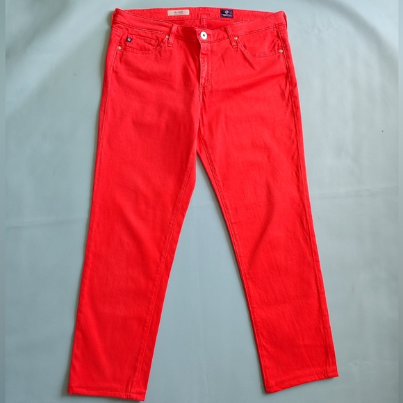 AG Adriano Goldschmied Stilt Cigarette Leg Pants Size 31R - Picture 2 of 11